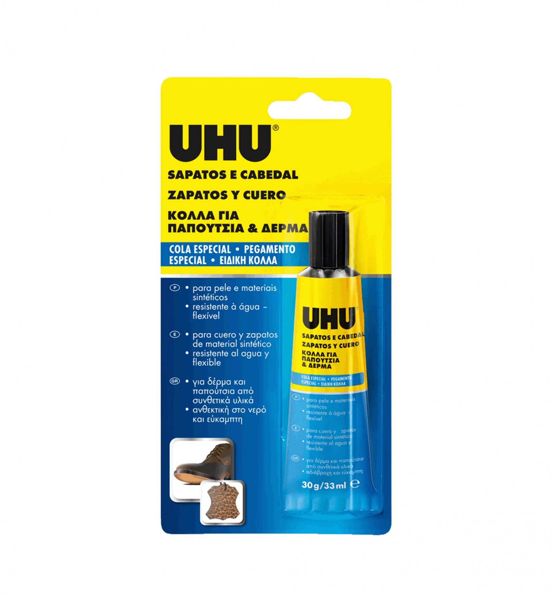 Tubo Cola Uhu Calçado 30gr 33ml