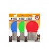 Escova Pet Parasitas Plstico Multicor 9cm