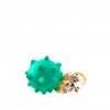 Brinquedo Para Co Bola Plstico Verde 9cm
