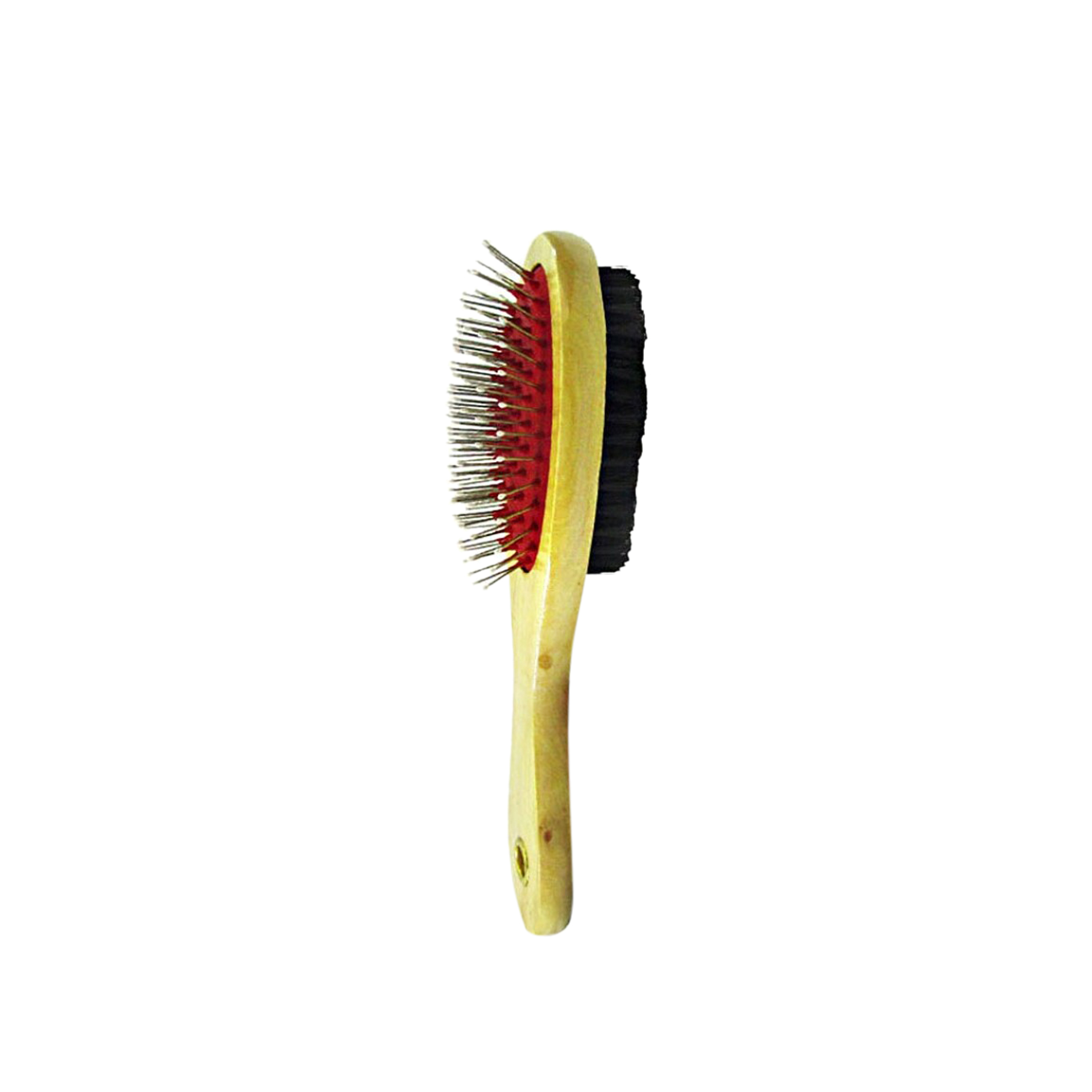 Escova Pet Dupla Face Plástico Multicor 19cm