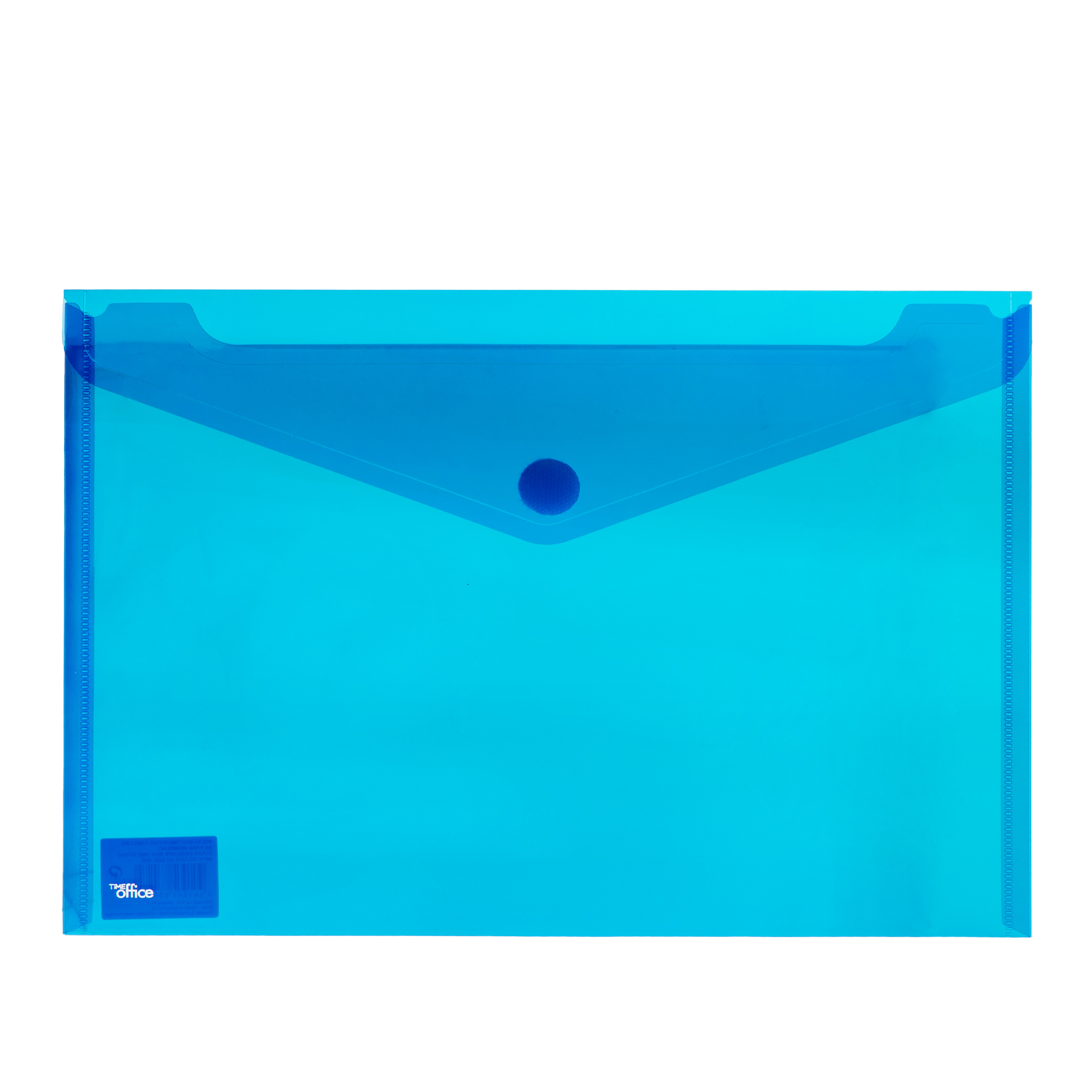 Bolsa Envelope Firmo com Velcro Azul A4