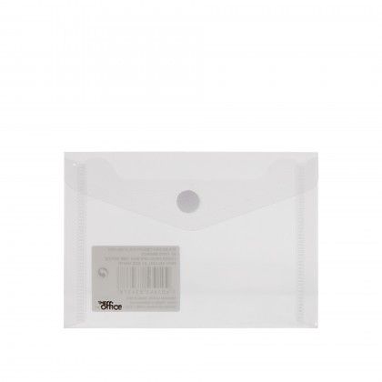 Bolsa Envelope Timeoffice com Velcro Branco A6 Bolsa Envelope Timeoffice com Velcro Branco A6