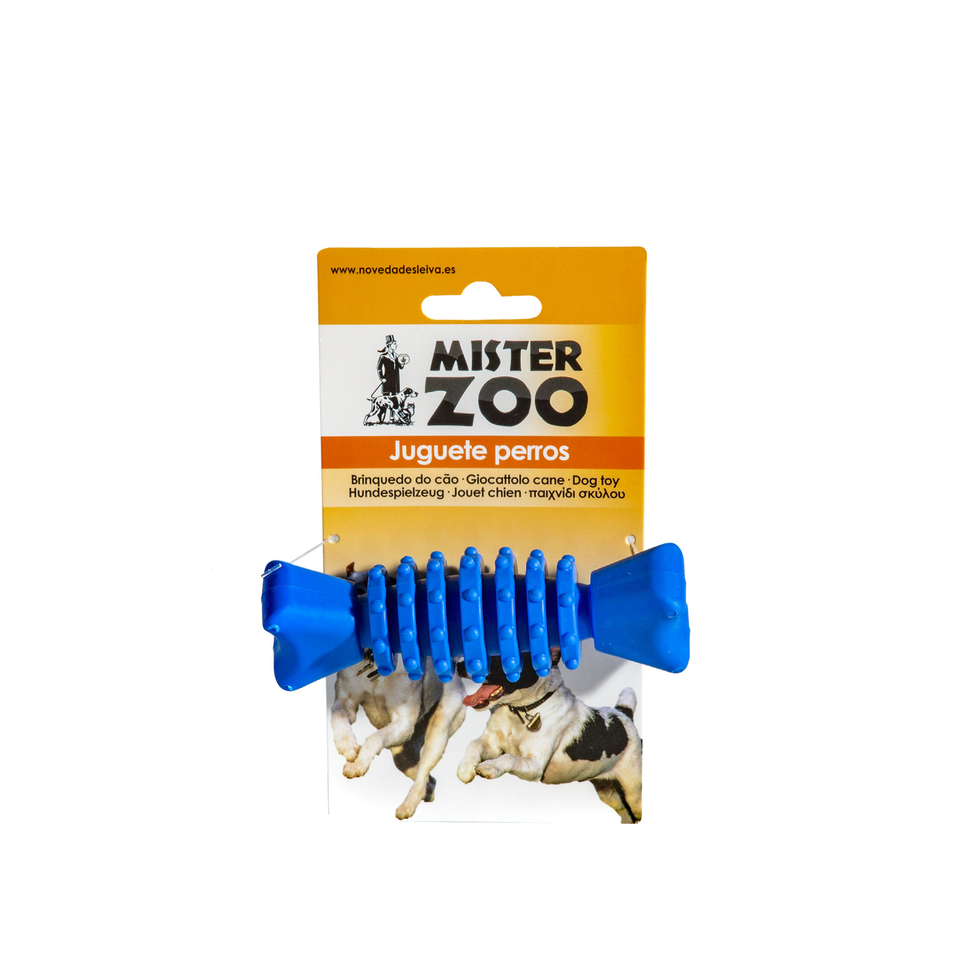 Brinquedo Para Cão Osso Plástico Azul