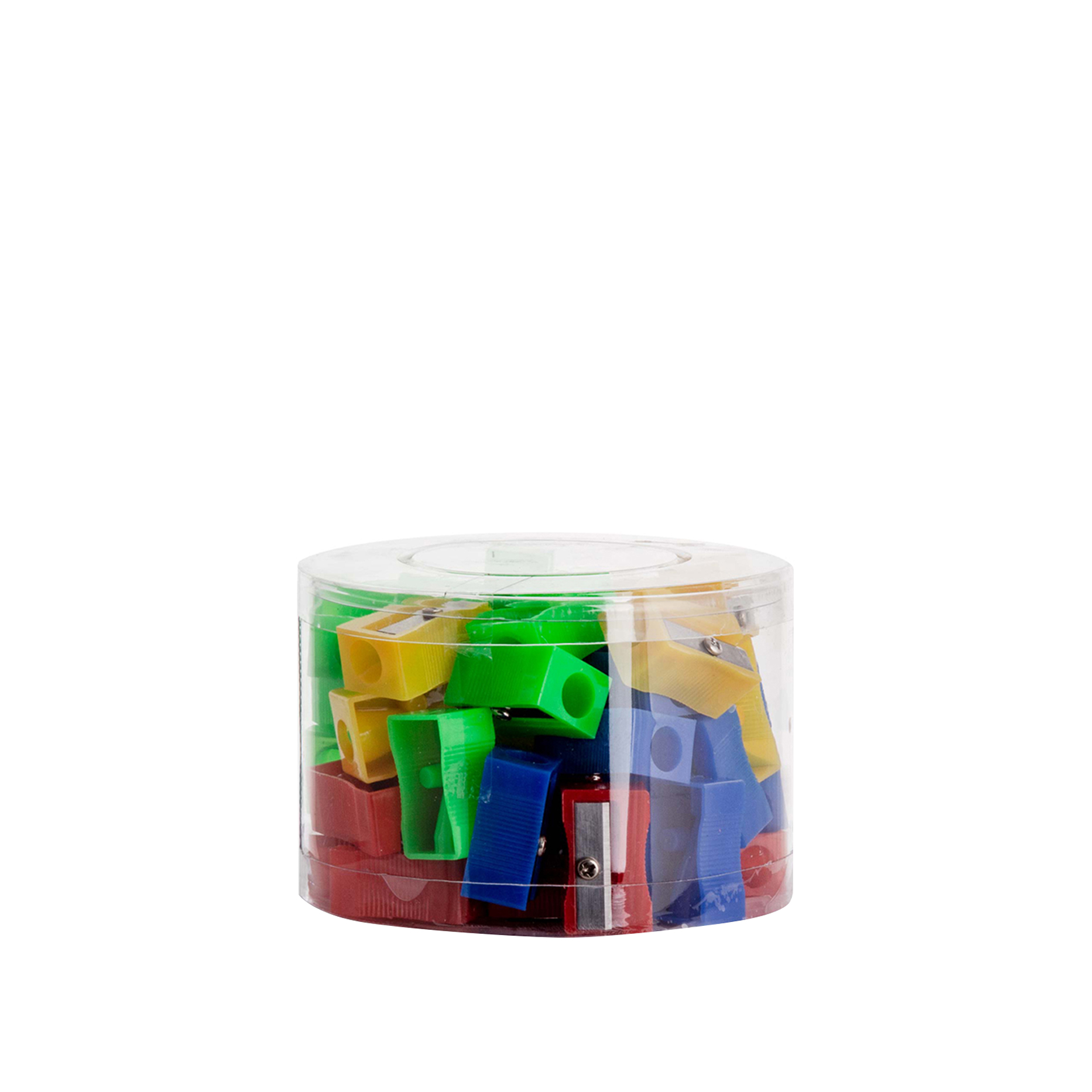 Apara Lápis Plástico Amarelo