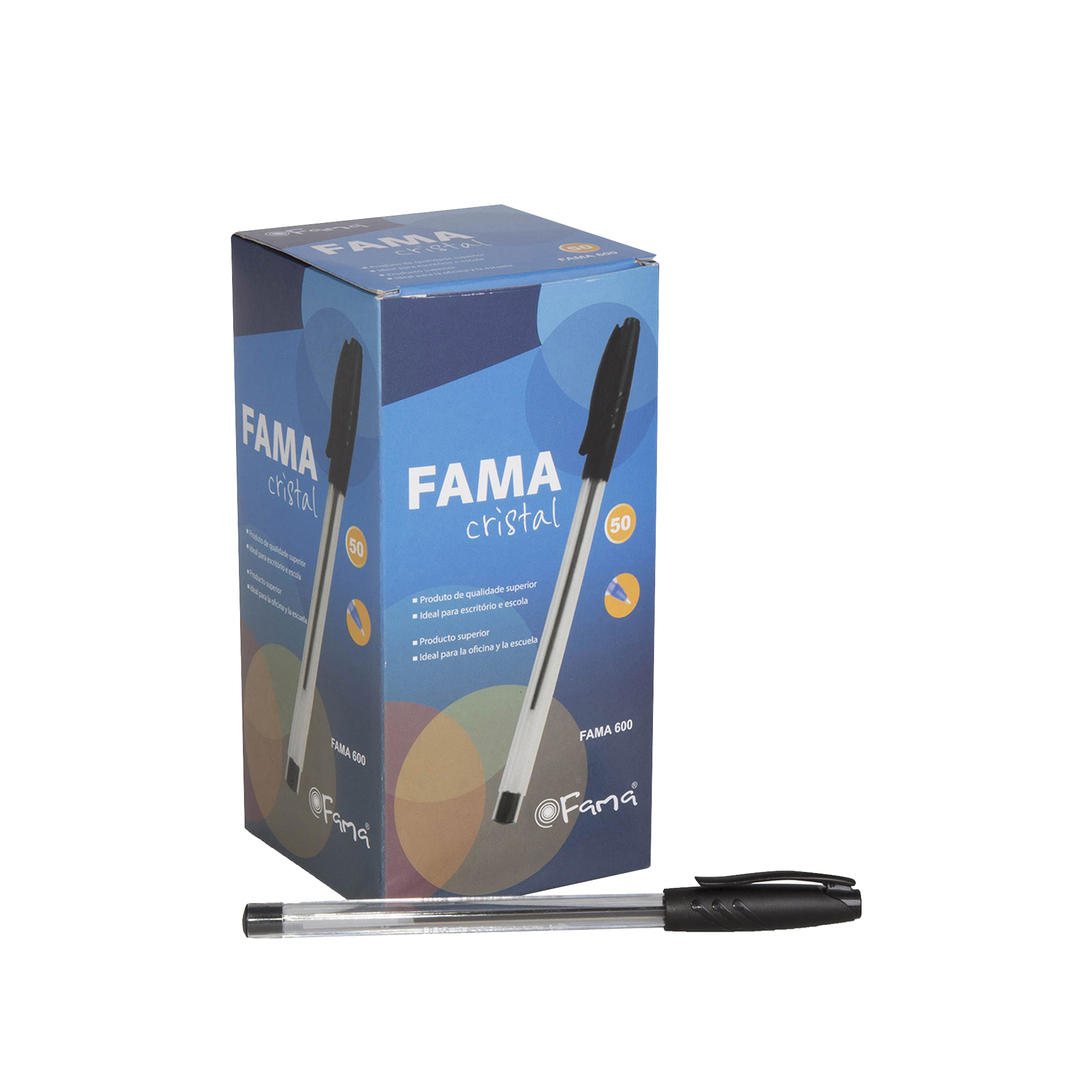 Esferográfica Cristal Preto