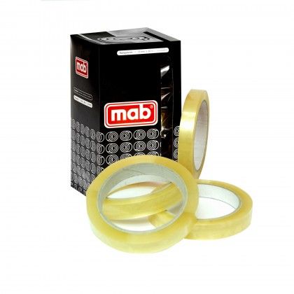 Rolo Fita Cola Mab Transparente 15mmx66M