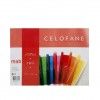 Bloco Papel Celofane Cor Sortida 10 Folhas 24X32CM