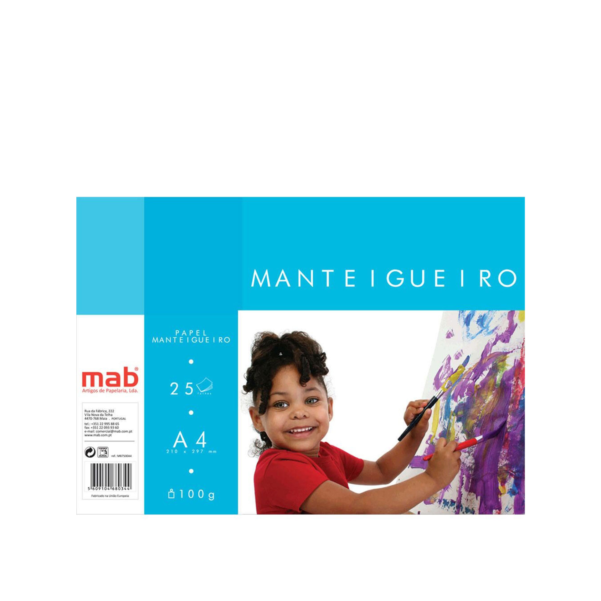 Bloco 25 Folhas Papel Manteigueiro A4 100G