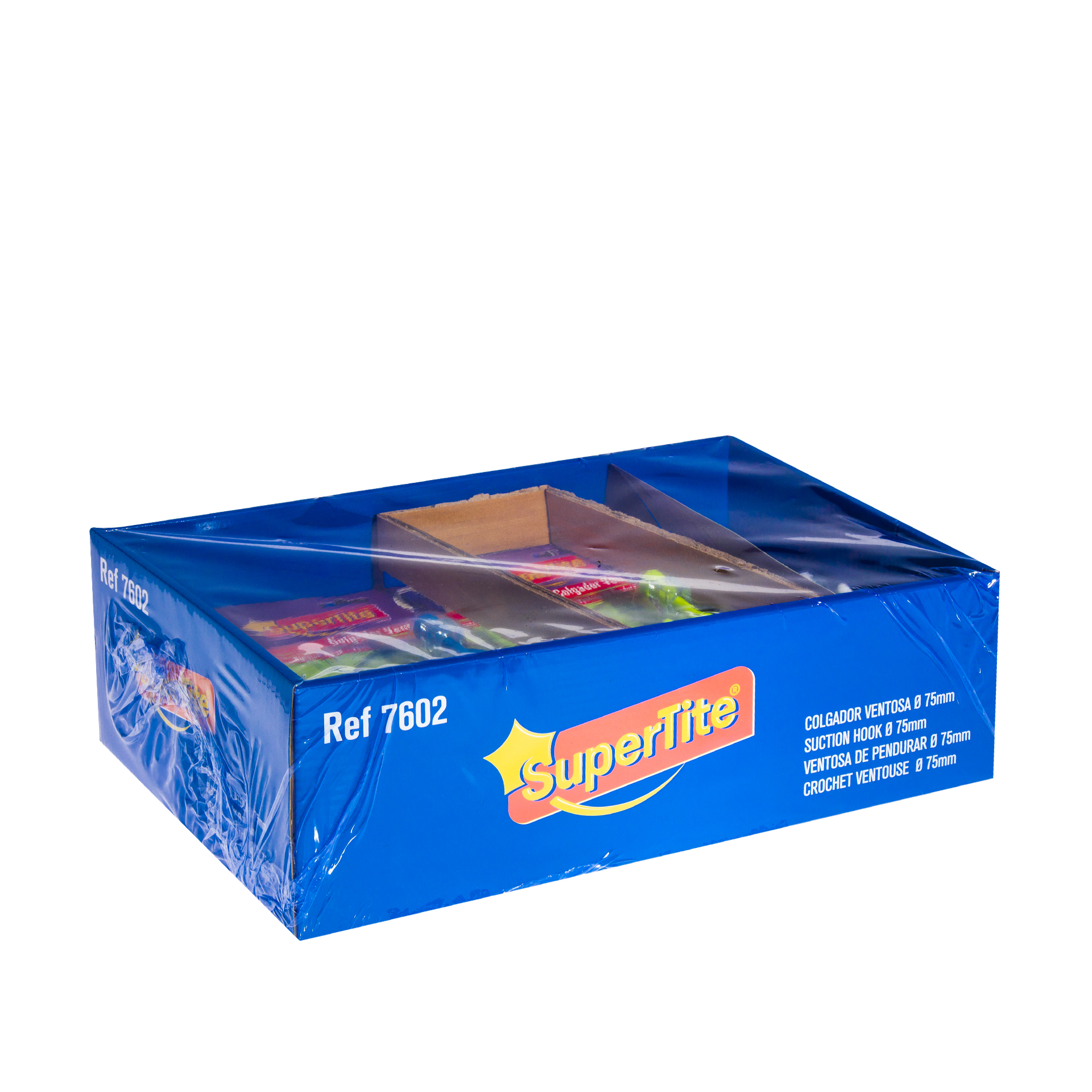 Cabide Ventosa Supertite Pvc 75mm