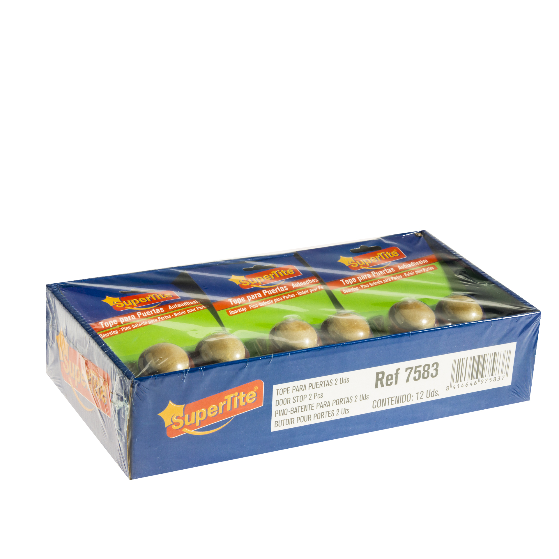 Batente para Porta Supertite Castanho Pack 2