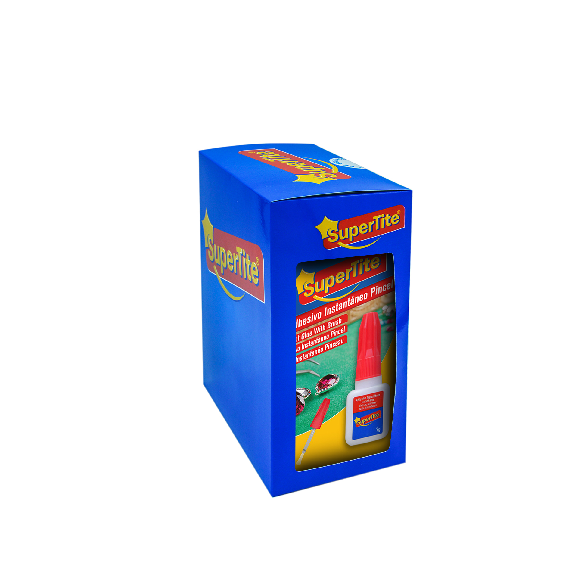 Cola Instantânea Supertite Pincel 7gr