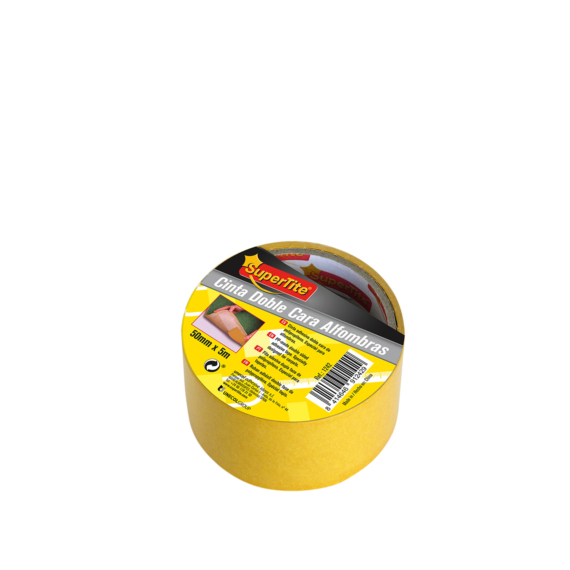 Fita Supertite Cola Dupla Face Tapetes 50mmX5m