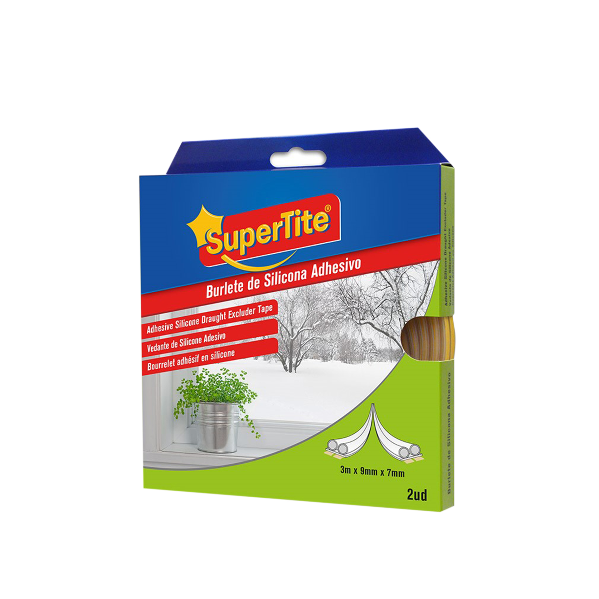 Fita Supertite Calafetar Silicone 3mX9mmX7mm