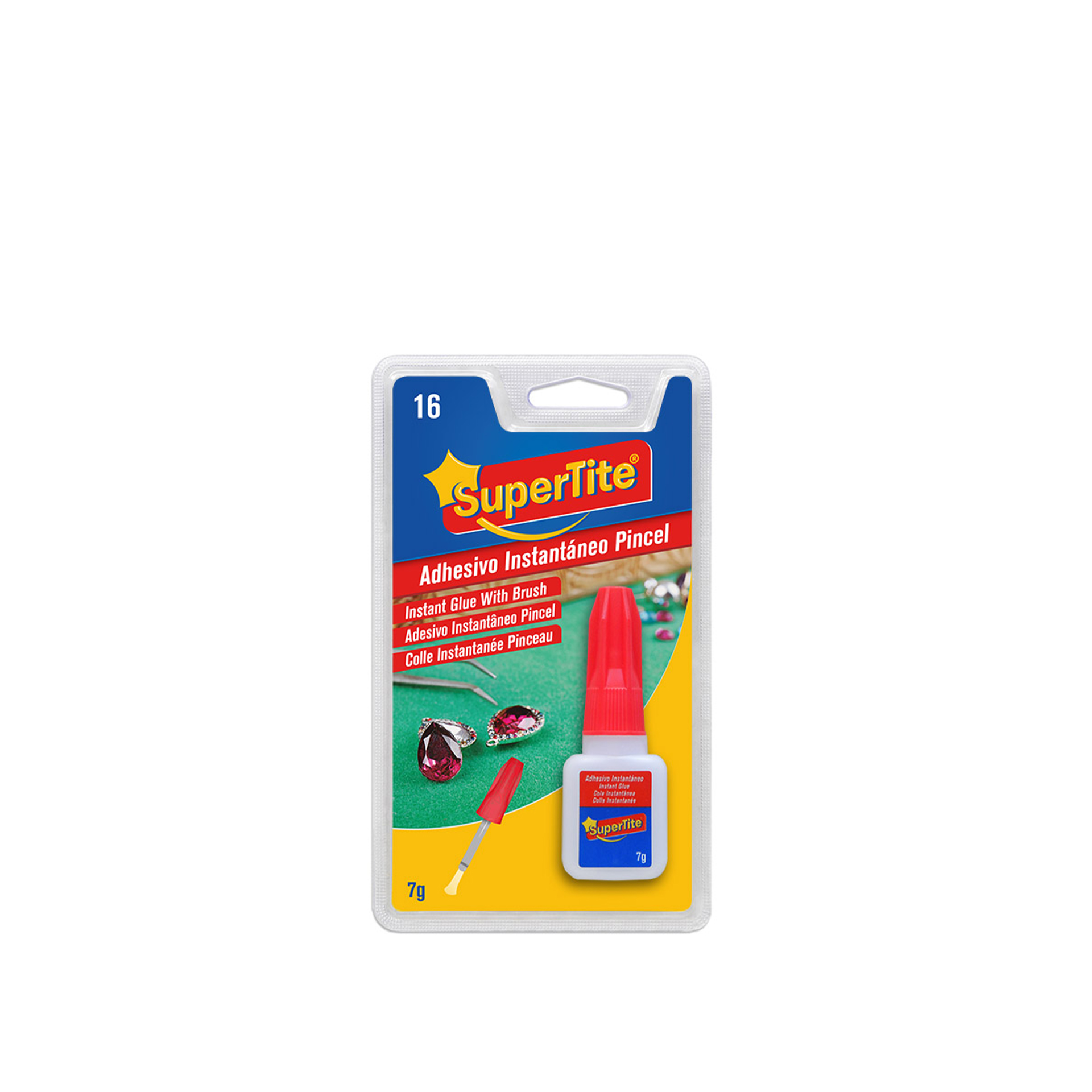 Cola Instantânea Supertite Pincel 7gr