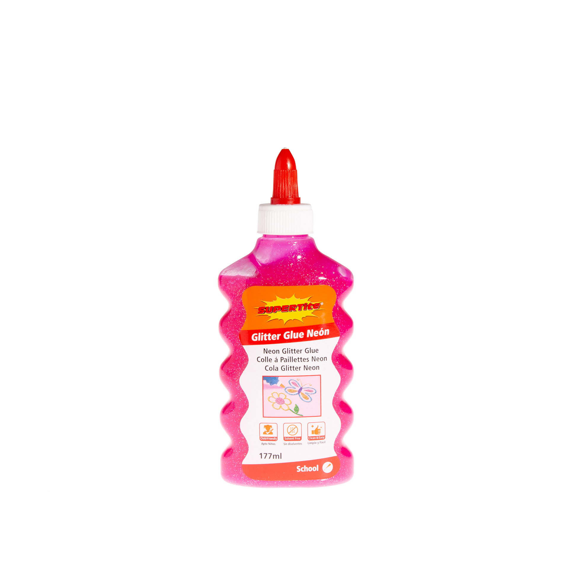 Cola Supertite Glitter Neon 177ml