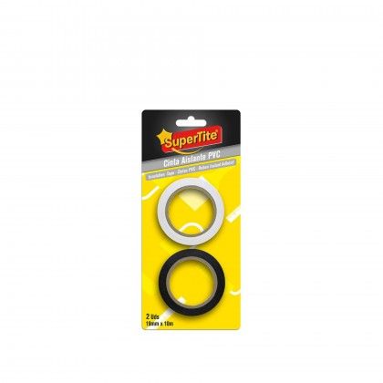 Fita Isoladora Pvc Supertite 19mmX10m Pack 2