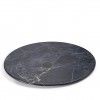 Prato Melamina Stone Redondo Preto 44cm