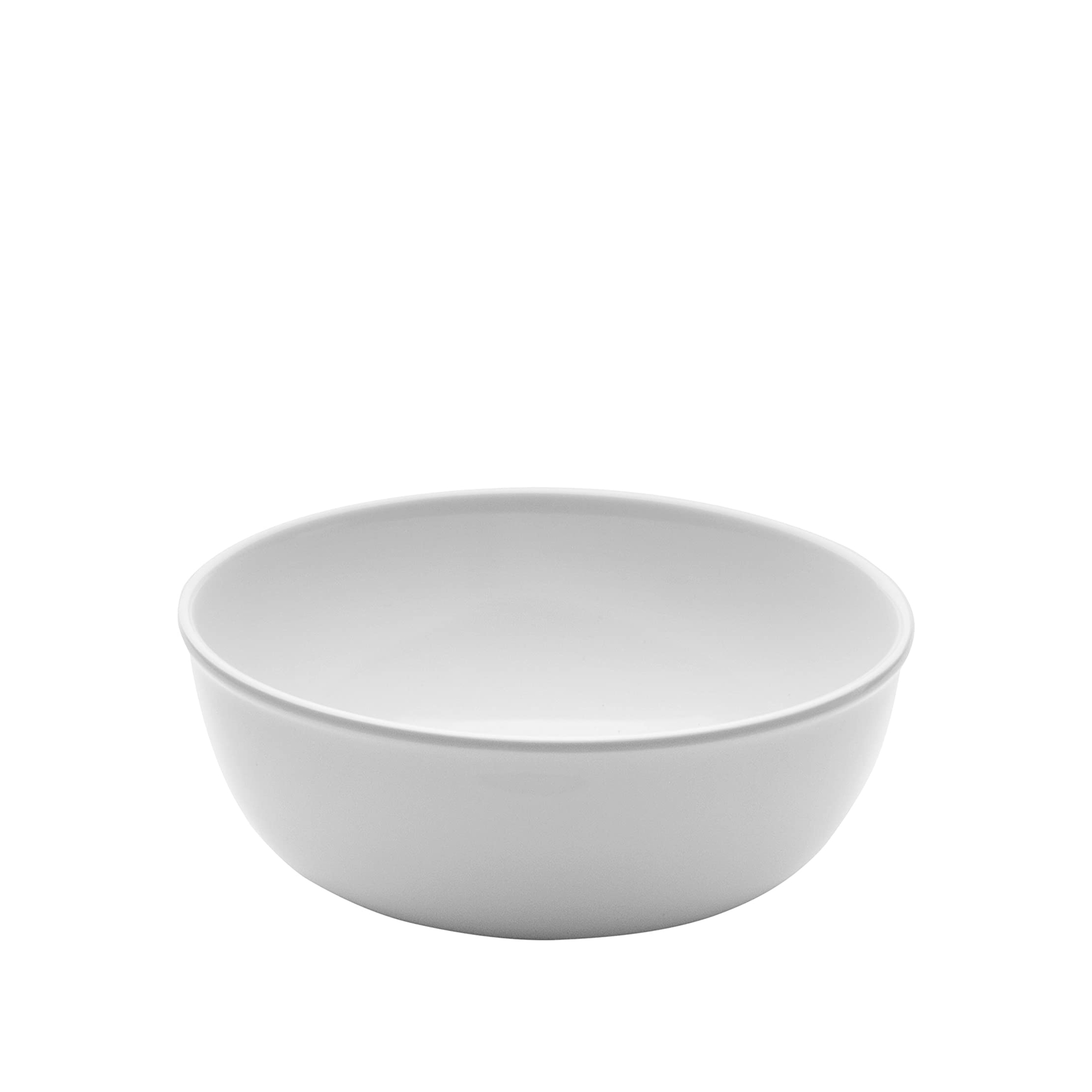 Saladeira Melamina Classic Redonda Branca 22X10cm