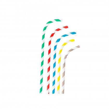 Palhinha Flexvel Papel Riscas 23CM Pack 250