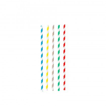 Palhinha Flexvel Papel Riscas 23CM Pack 250