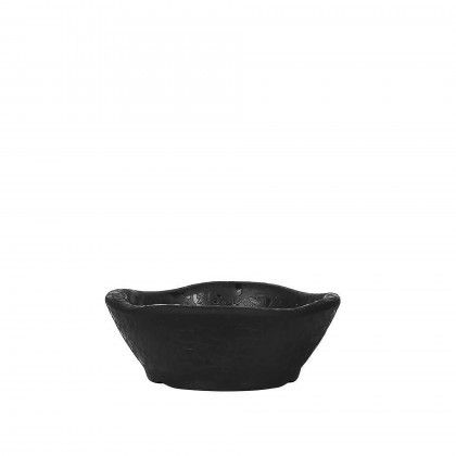 Tigela Melamina Arizona Preto 6cl 8X3cm