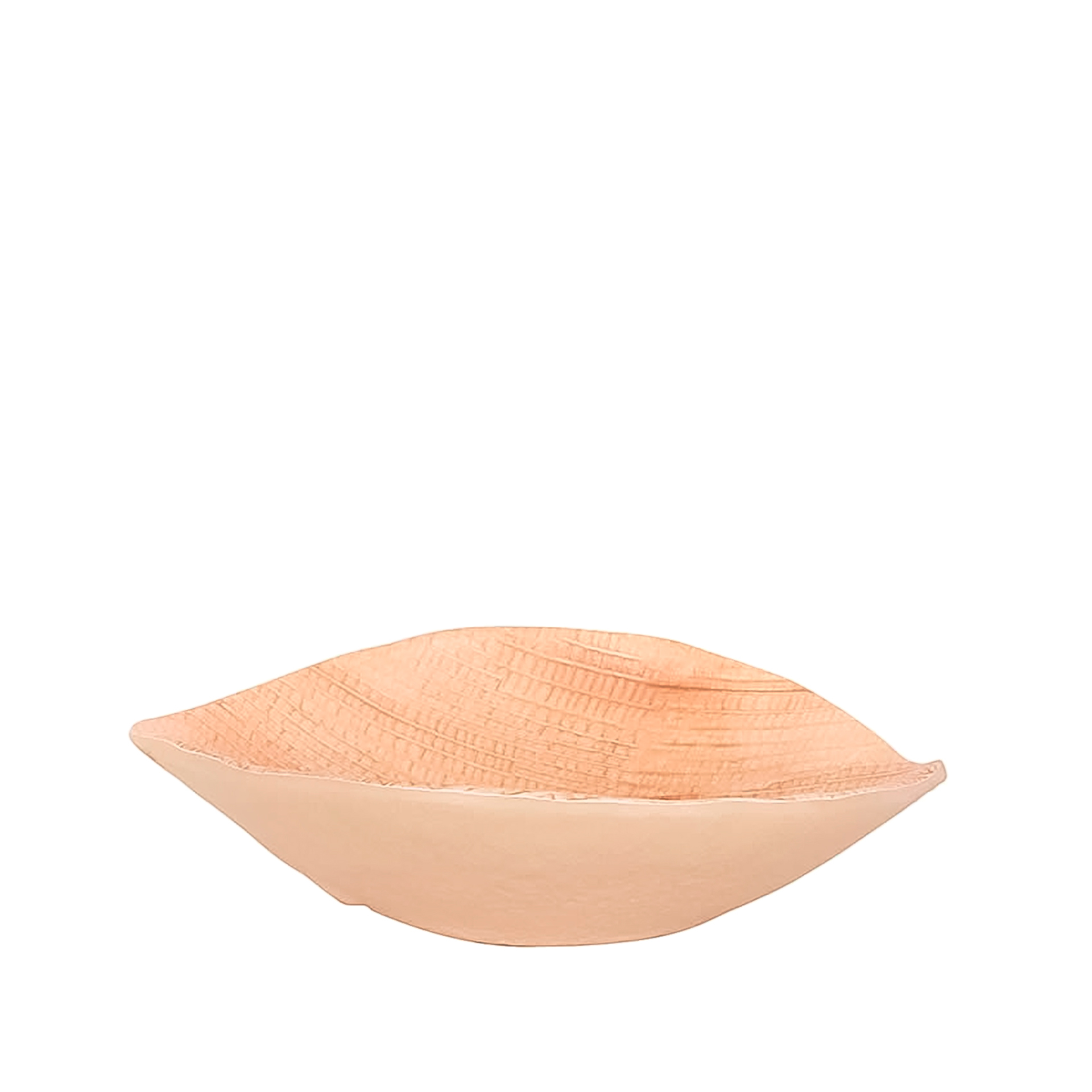 Taça Melamina Folha Banana Bege 15X11X4cm