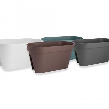 Floreira Capri Varanda 60X30X30cm 26.8L Antracite