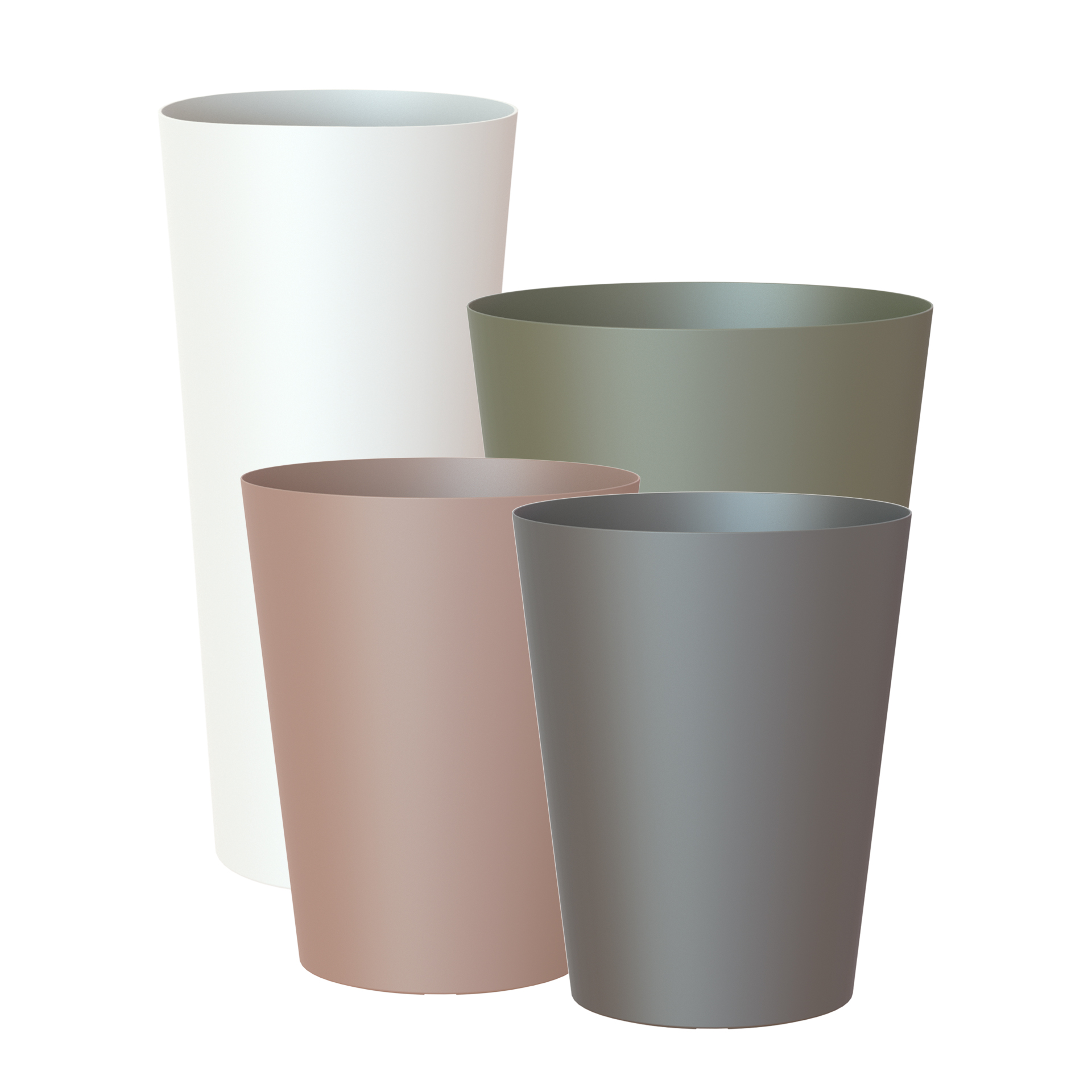 Vaso Porto Alto Ø37X80cm 63L Antracite