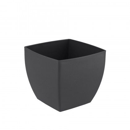 Vaso Siena Com Rodas 40X40X36cm Antracite