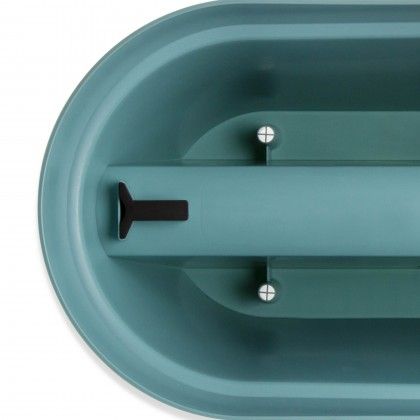 Floreira Capri Varanda 60X30X30cm 26.8L Vermelho Escuro