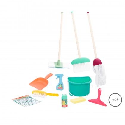 Conjunto Limpeza Com Balde 11 Peças Conjunto Limpeza Com Balde 11 Peças