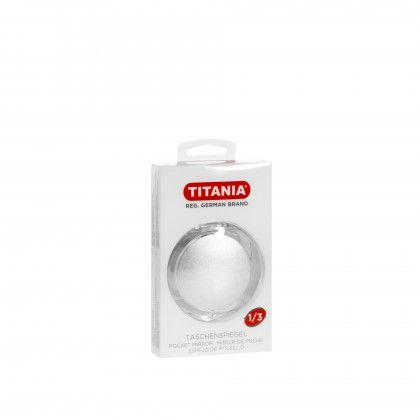 Espelho Plano / Aumento 3X Titania Bolso 6CM