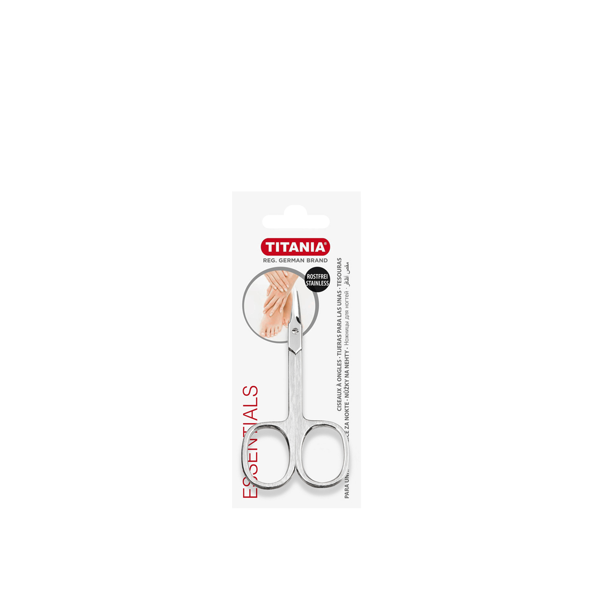 Tesoura Unhas / Cutículas Titania 9.5CM