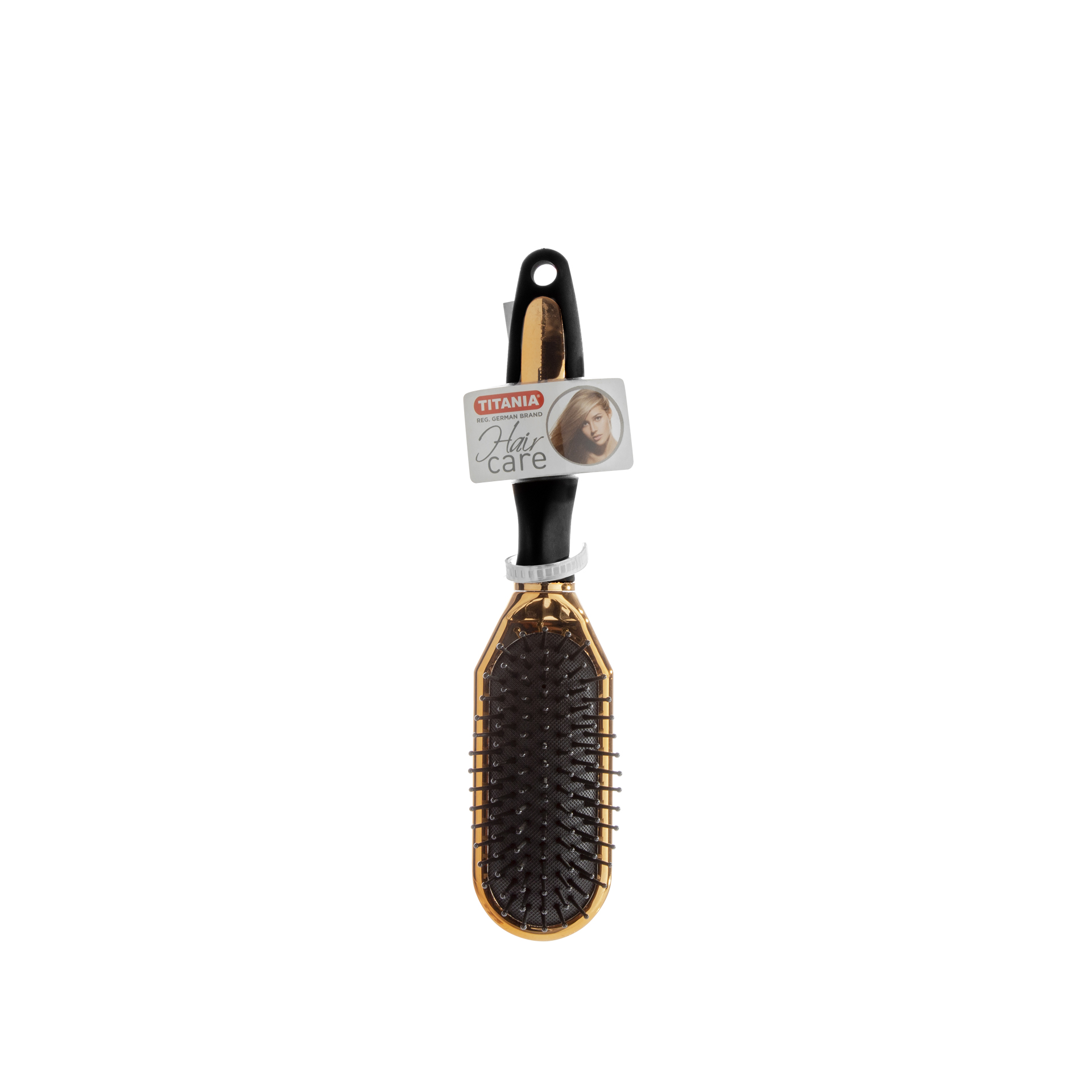 Escova Cabelo Titania Dourada 24CM