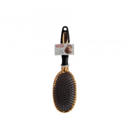Escova Cabelo Titania Dourada 25CM