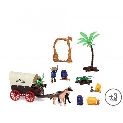 Conjunto �ndios E Vaqueiros 32X25CM