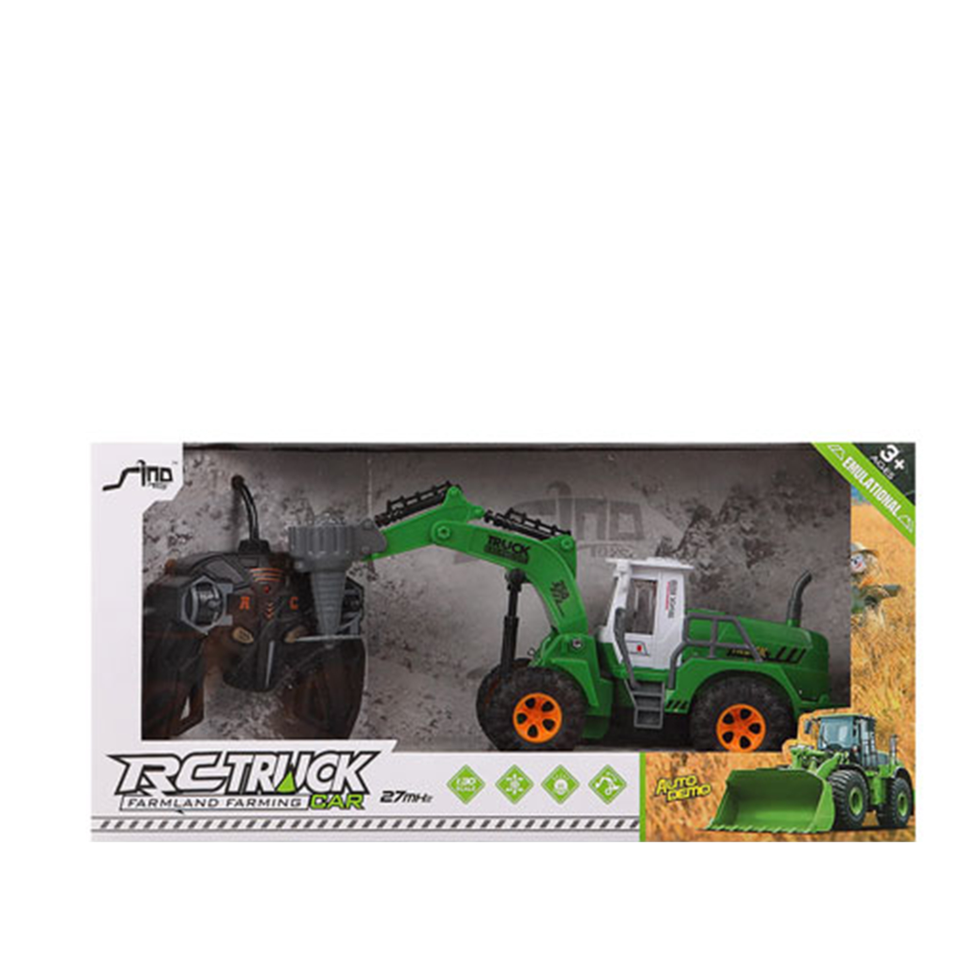 TRATOR COM COMANDO 37X18CM