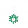 Pendente Floco Neve Verde Pendente Floco Neve Verde