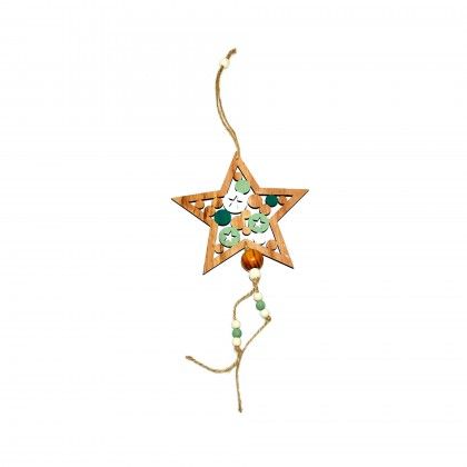 Pendente Estrela Verde Pendente Estrela Verde