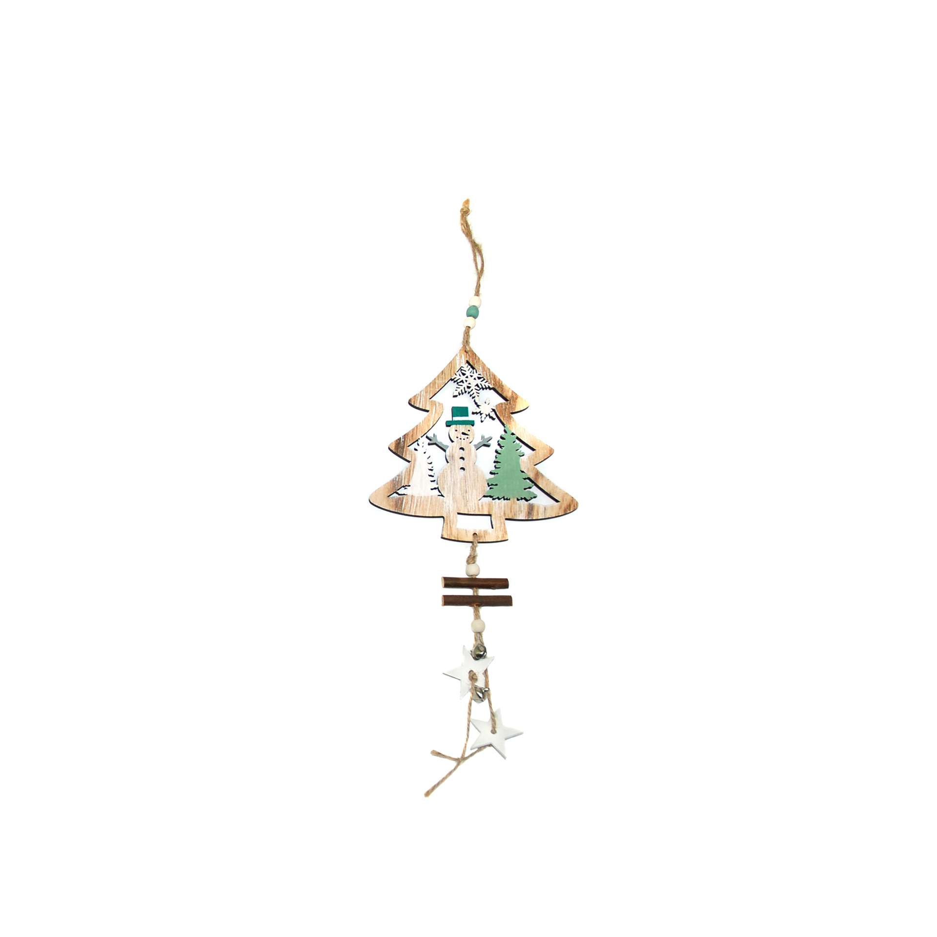 Pendente Boneco Neve Verde