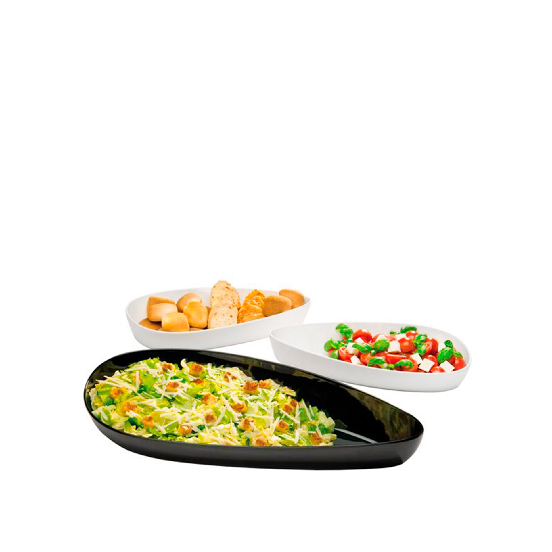 Taça Melamina Schale Oval 32.5X17X5.5cm