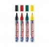 Marcador Quadro Branco Edding Pack 4