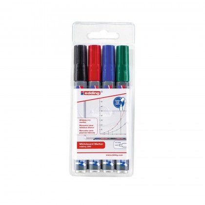 Marcador Quadro Branco Edding Pack 4 Marcador Quadro Branco Edding Pack 4