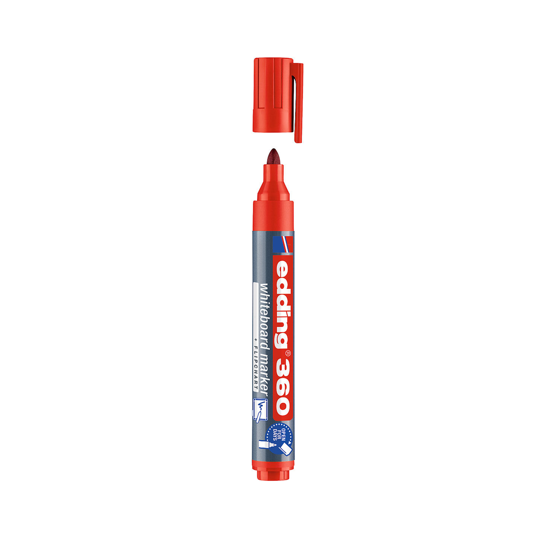 Marcador Quadro Branco Edding 360 Vermelho