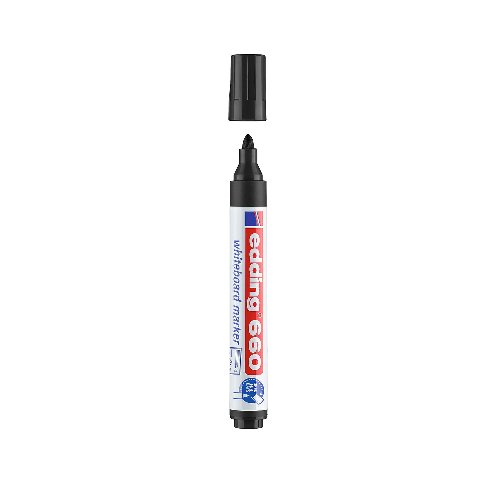 Marcador Quadro Branco Edding 660/10 Preto