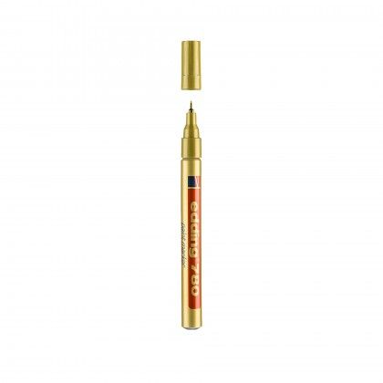 Marcador Tinta Opaca Edding 780/10 Dourado Marcador Tinta Opaca Edding 780/10 Dourado