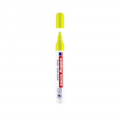 Marcador Giz Edding 4095 Fluo Amarelo