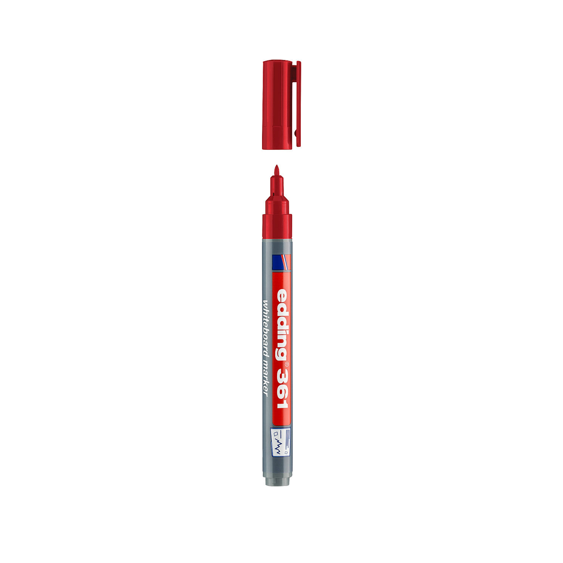 Marcador Quadro Branco Edding 361/10 Vermelho