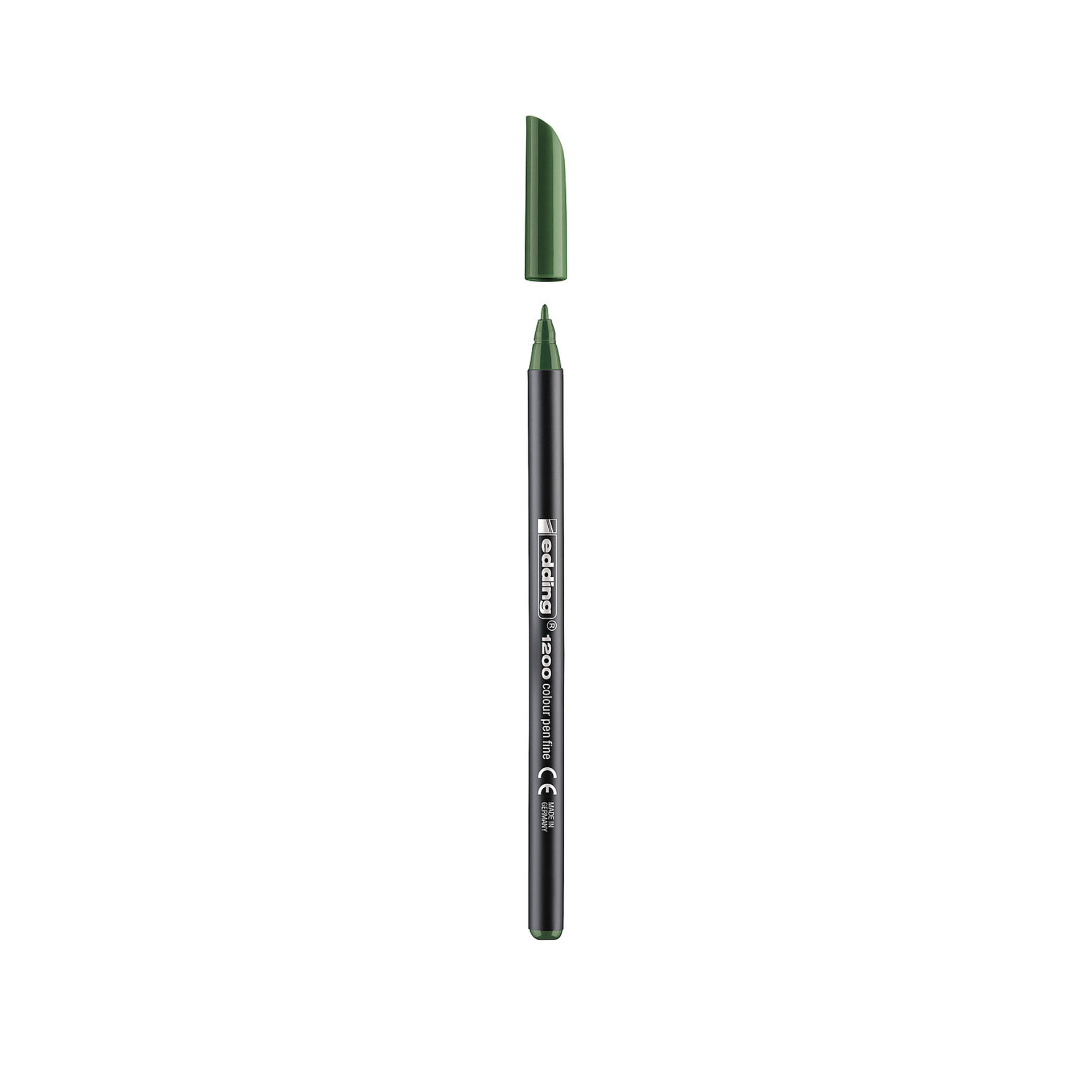 Marcador Fibra Edding Verde