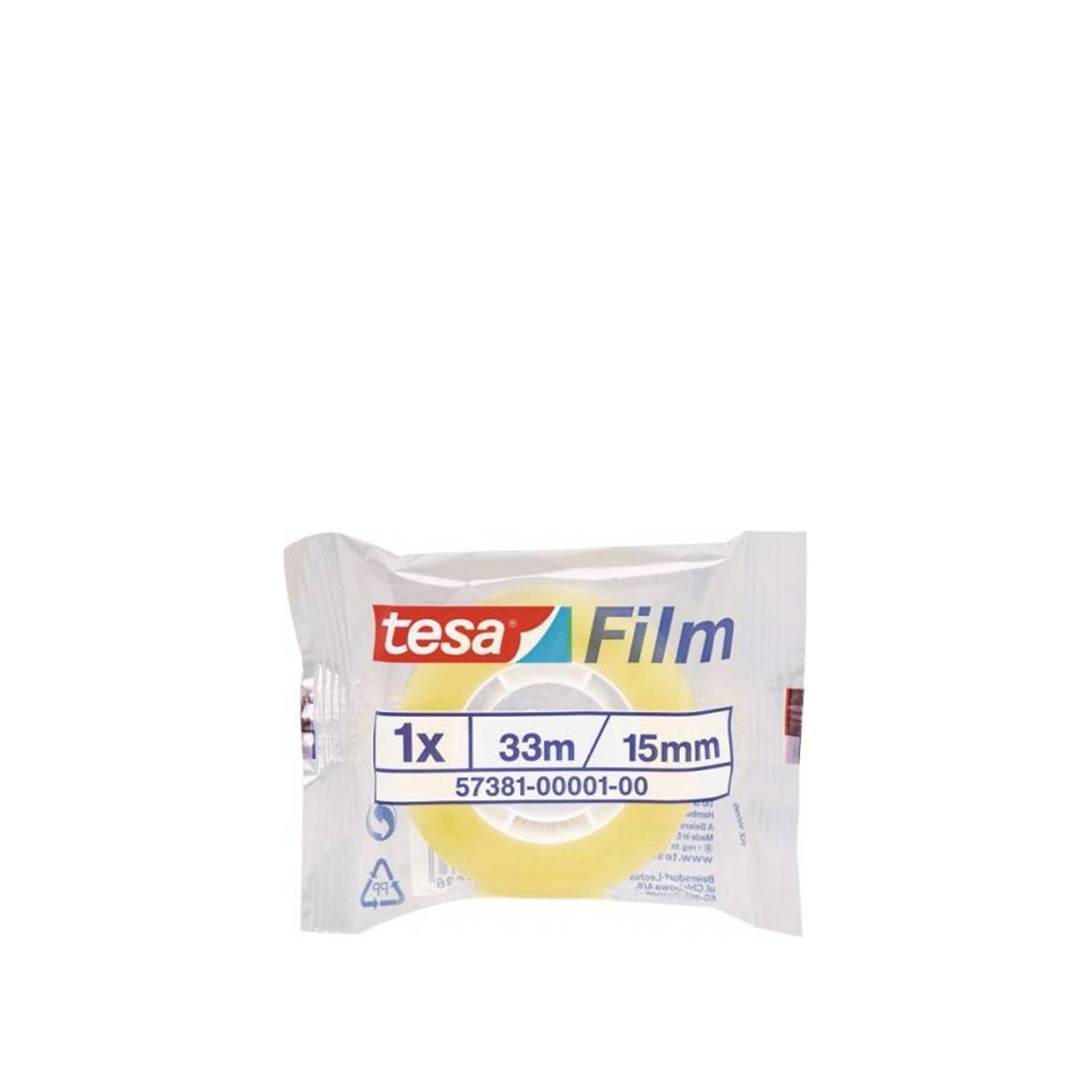 Rolo Fita Cola Tesa 15mmx33m Transparente